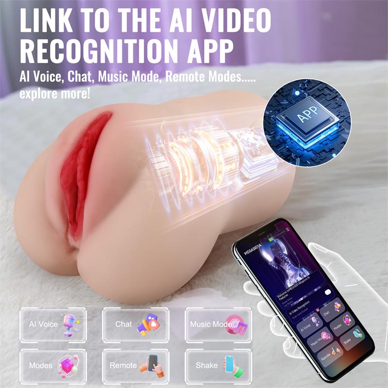 Eliza Vagina y Ano con Vibración, Thrusting y APP 1.83 kg - Imagen 5