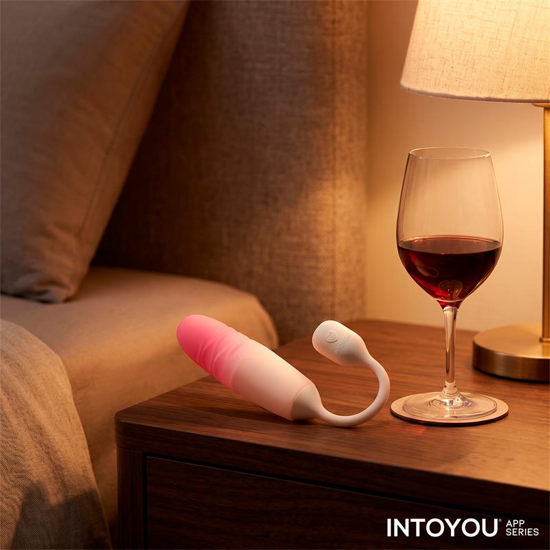 NexEgg Motion Huevo Vibrador con Thrusting App Beige/Rosa - Imagen 12