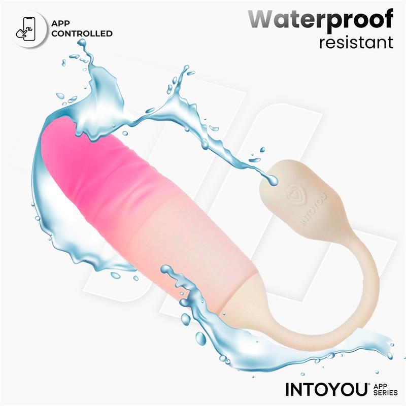 NexEgg Motion Huevo Vibrador con Thrusting App Beige/Rosa - Imagen 9