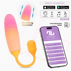NexEgg Motion Huevo Vibrador con Thrusting App Naranja/Rosa