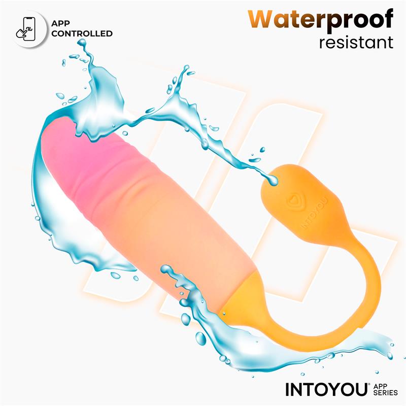NexEgg Motion Huevo Vibrador con Thrusting App Naranja/Rosa - Imagen 8