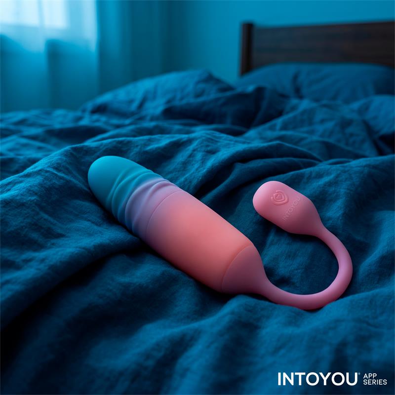 NexEgg Motion Huevo Vibrador con Thrusting App Rosa/Turquesa - Imagen 11
