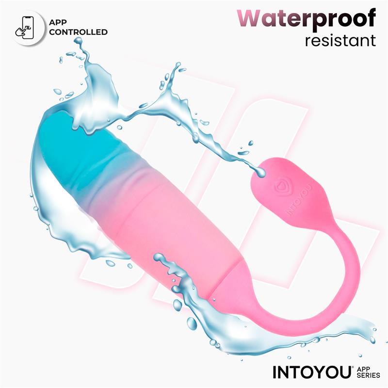 NexEgg Motion Huevo Vibrador con Thrusting App Rosa/Turquesa - Imagen 7