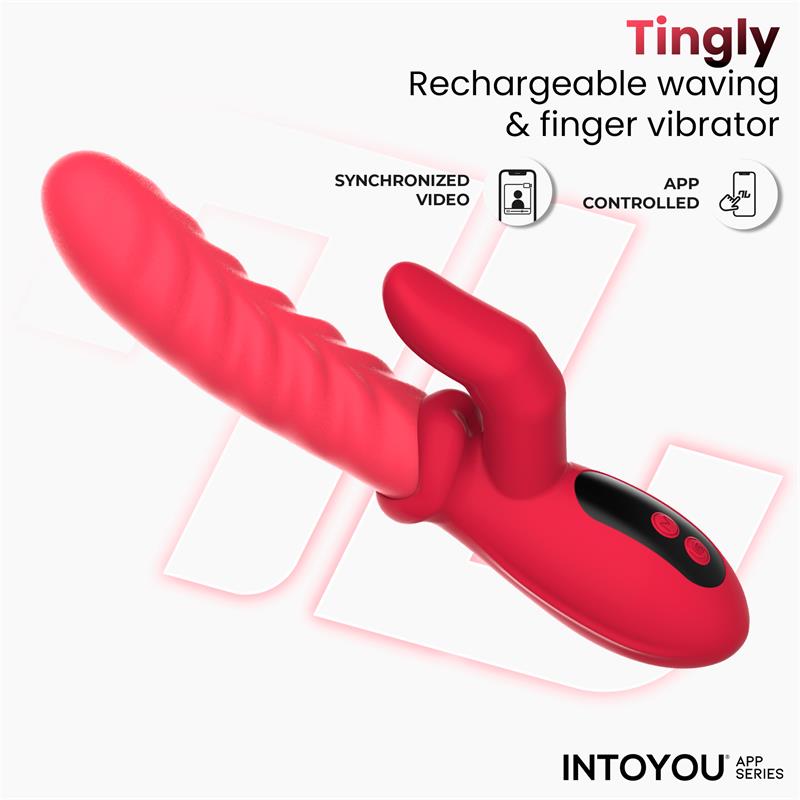 Tingly Vibrador con Finger y Movimiento Waving con APP - Imagen 4