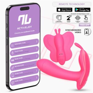 Wingy Estimulador Mariposa con APP Peach Red