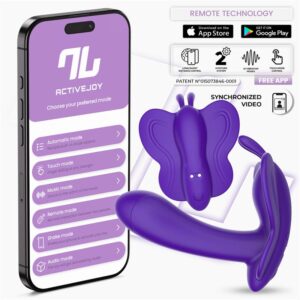 Wingy Estimulador Mariposa con APP Púrpura