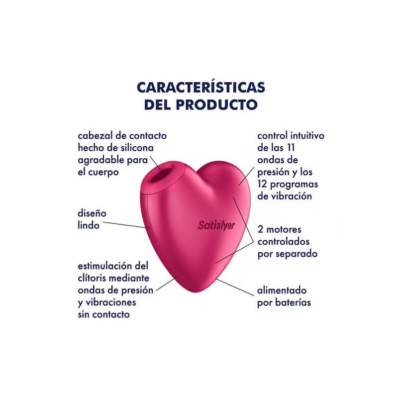 Cutie Heart Succionador de Clítoris Battery Series - Imagen 4