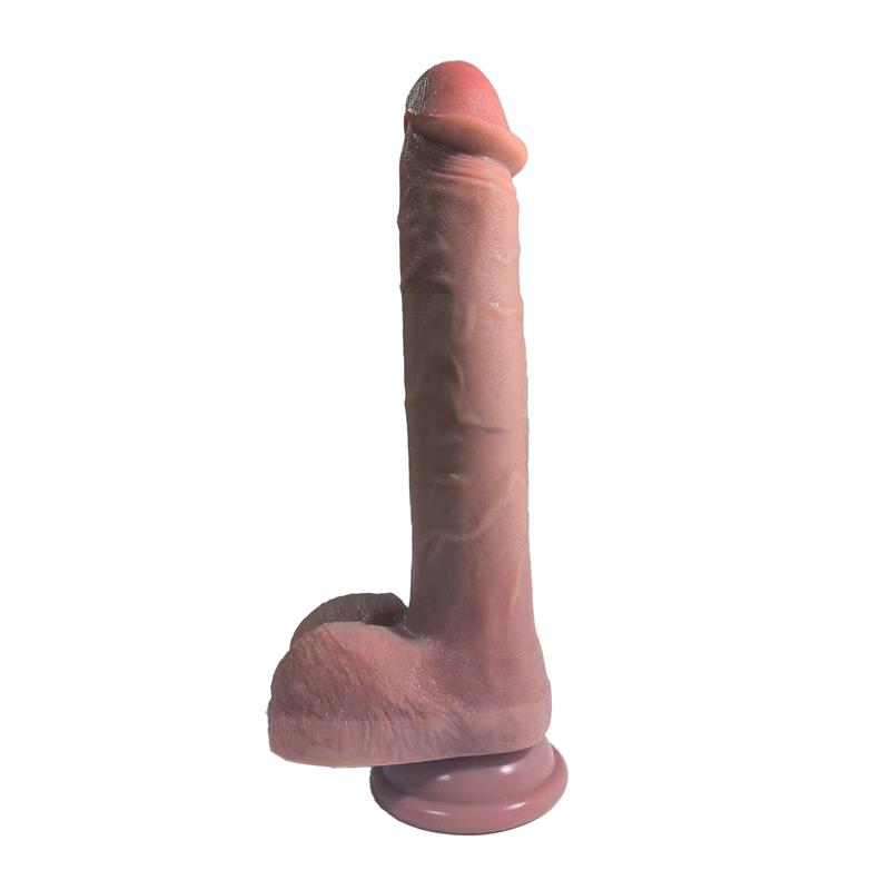 Dildo con vibración, Thrusting y Calor 28 cm - Imagen 2
