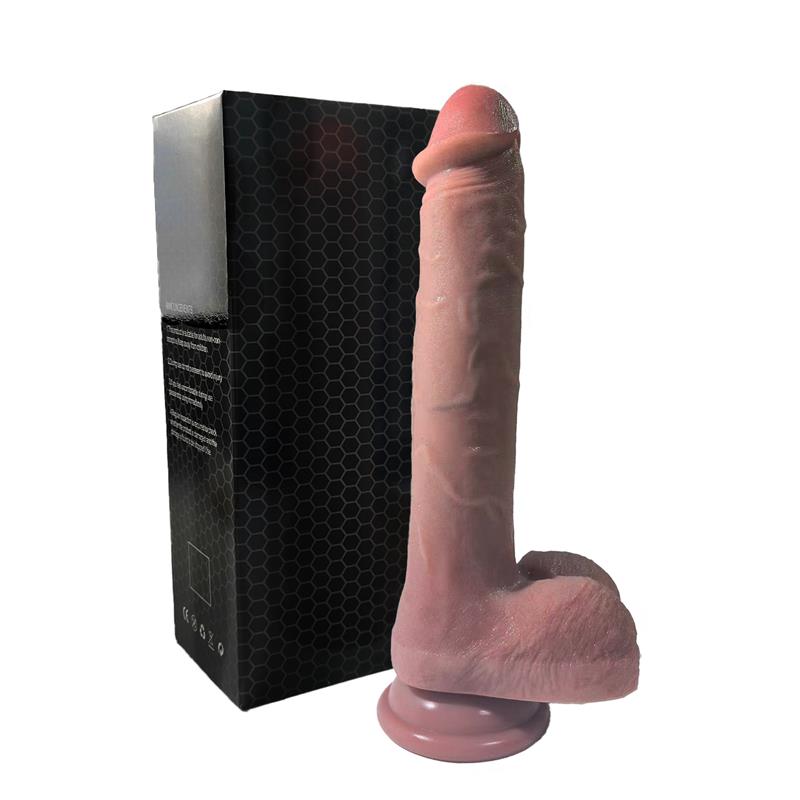 Dildo con vibración, Thrusting y Calor 28 cm - Imagen 3
