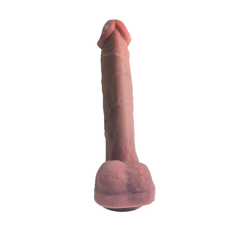 Dildo con vibración, Thrusting y Calor 28 cm - Imagen 4