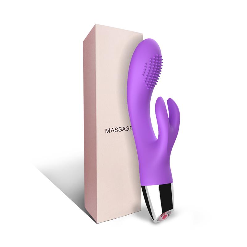 Vibrador Conejito Flexible Púrpura - Imagen 3