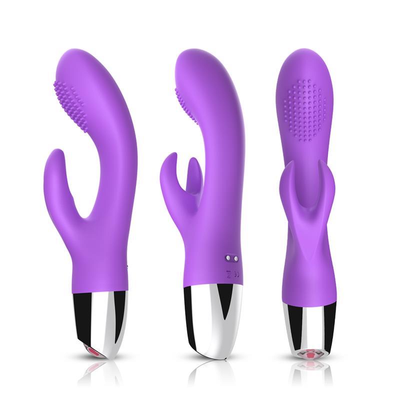 Vibrador Conejito Flexible Púrpura - Imagen 8
