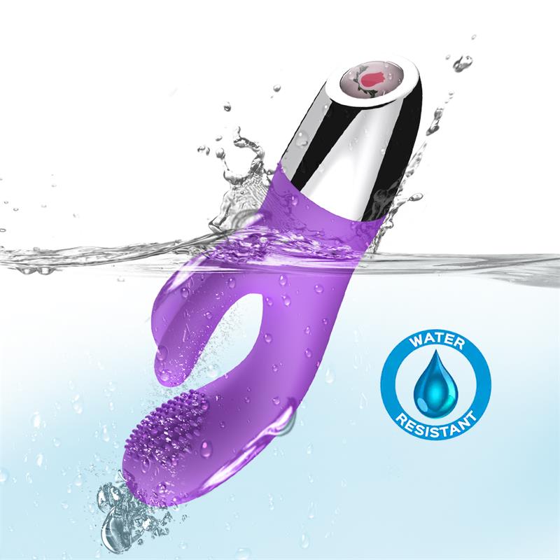 Vibrador Conejito Flexible Púrpura - Imagen 9
