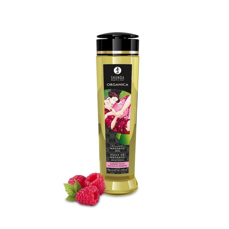 Aceite de Masaje Organico Frambuesa 240 ml