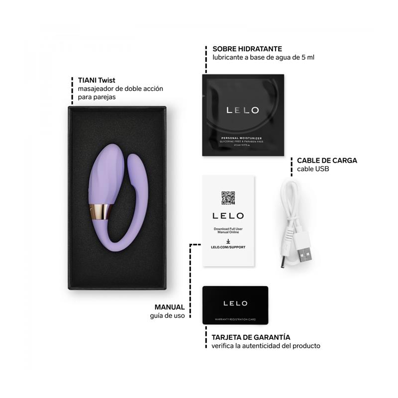 Juguete para Parejas Tiani Twist APP Lavanda - Imagen 10
