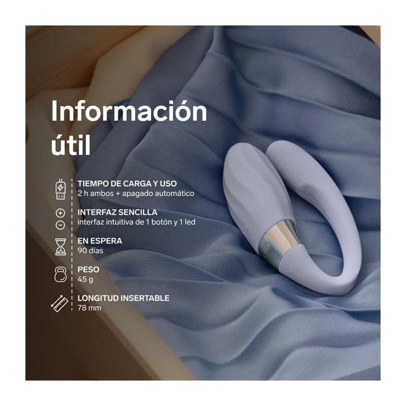 Juguete para Parejas Tiani Twist APP Sea Foam - Imagen 8