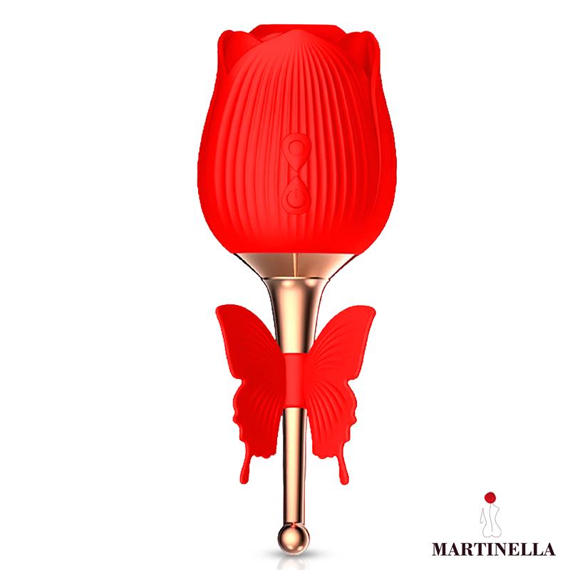 Rosa con Succión y Mariposa con Vibración - Imagen 2