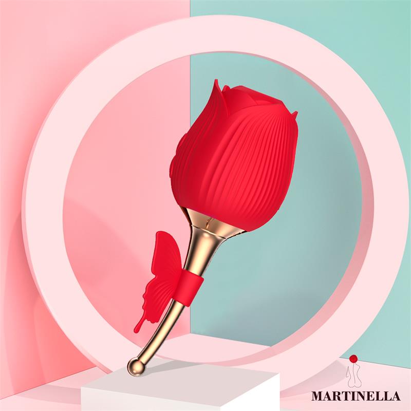 Rosa con Succión y Mariposa con Vibración - Imagen 7