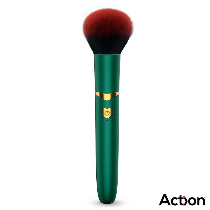 Secret Vert Estimulador Brocha de Maquillaje con Vibración Verde - Imagen 3