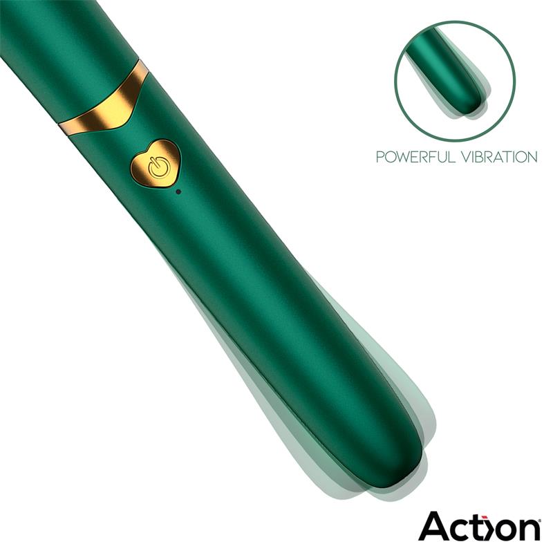 Secret Vert Estimulador Brocha de Maquillaje con Vibración Verde - Imagen 5
