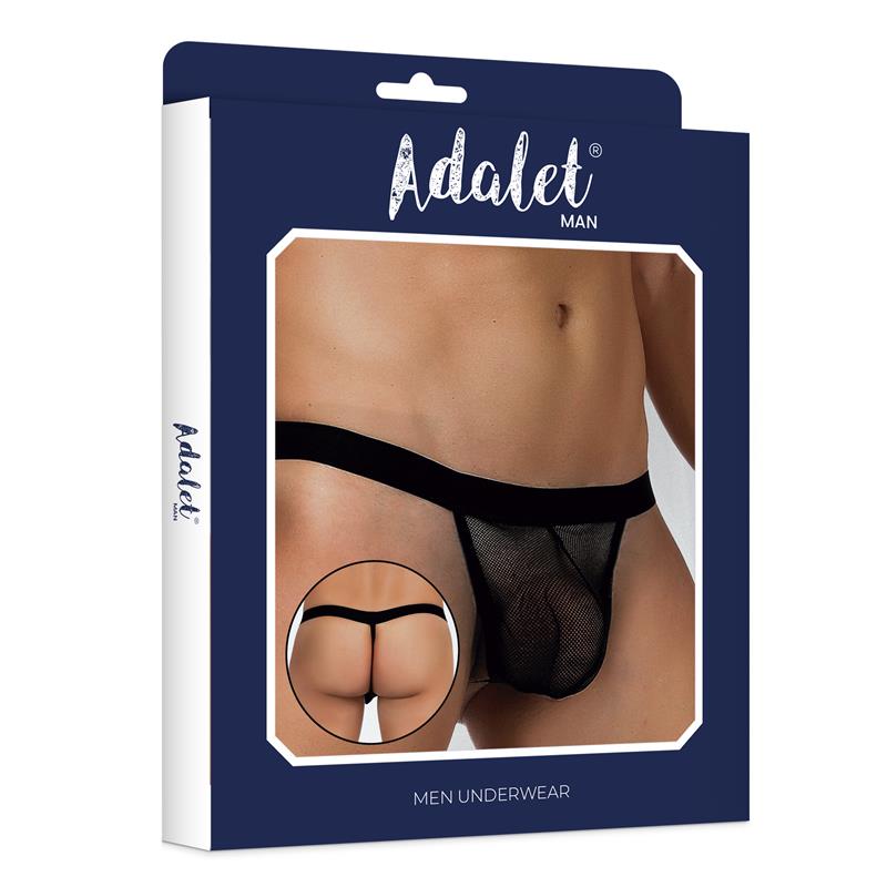 Titan Tanga de Rejilla Talla Única Negro - Imagen 3