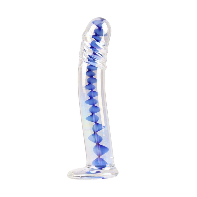 Anal Swirl Dildo Anal de Cristal 6.7 - Imagen 2