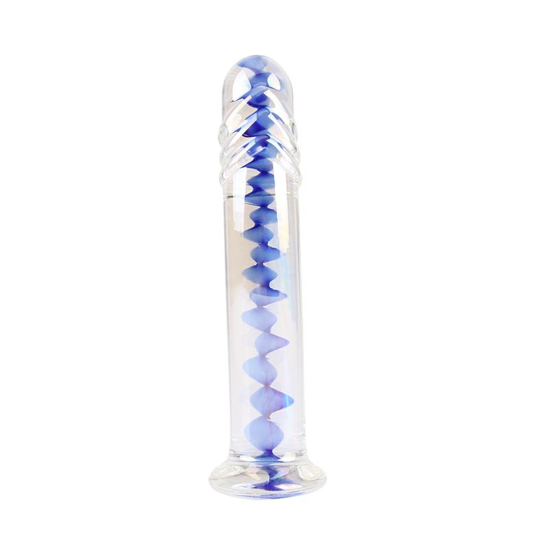 Anal Swirl Dildo Anal de Cristal 6.7 - Imagen 3