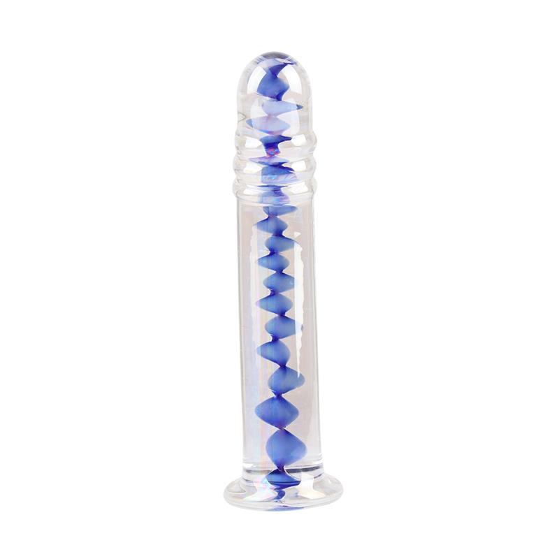 Anal Swirl Dildo Anal de Cristal 6.7 - Imagen 4
