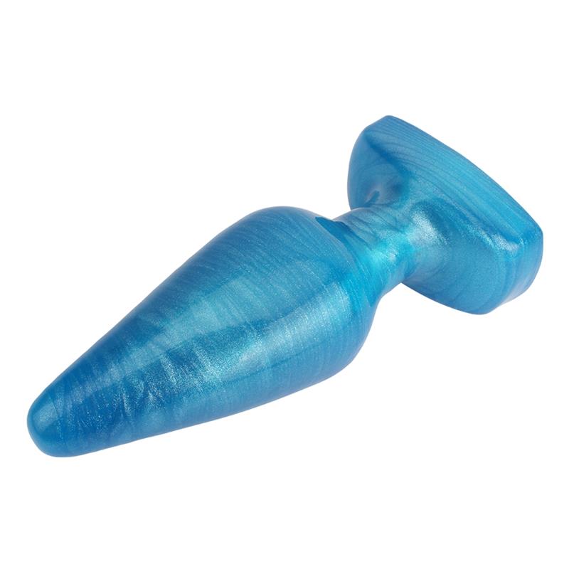 Big Plug Plug Anal Azul 6 - 15.5 cm - Imagen 5