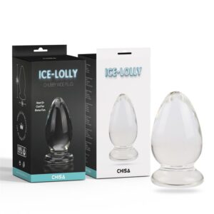 Chubby Wide Plug Anal de Cristal 3