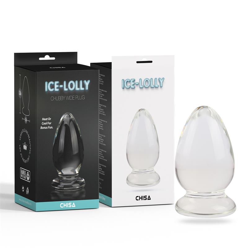 Chubby Wide Plug Anal de Cristal 3