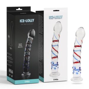 Dildo Anal de Cristal Ice-Loly 7.1