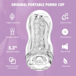 Original Portable Porno Cup Masturbador
