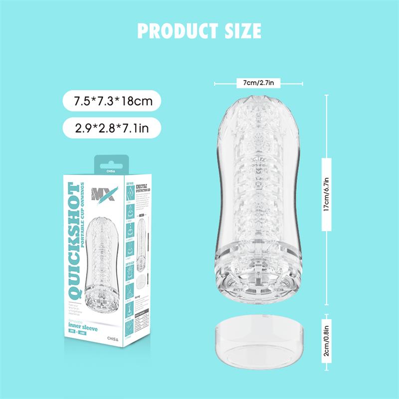 Quickshot Portable Cup Onwings Masturbador - Imagen 10