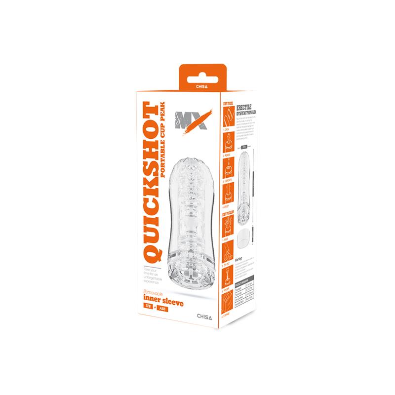 Quickshot Portable Cup Peak Masturbador - Imagen 12