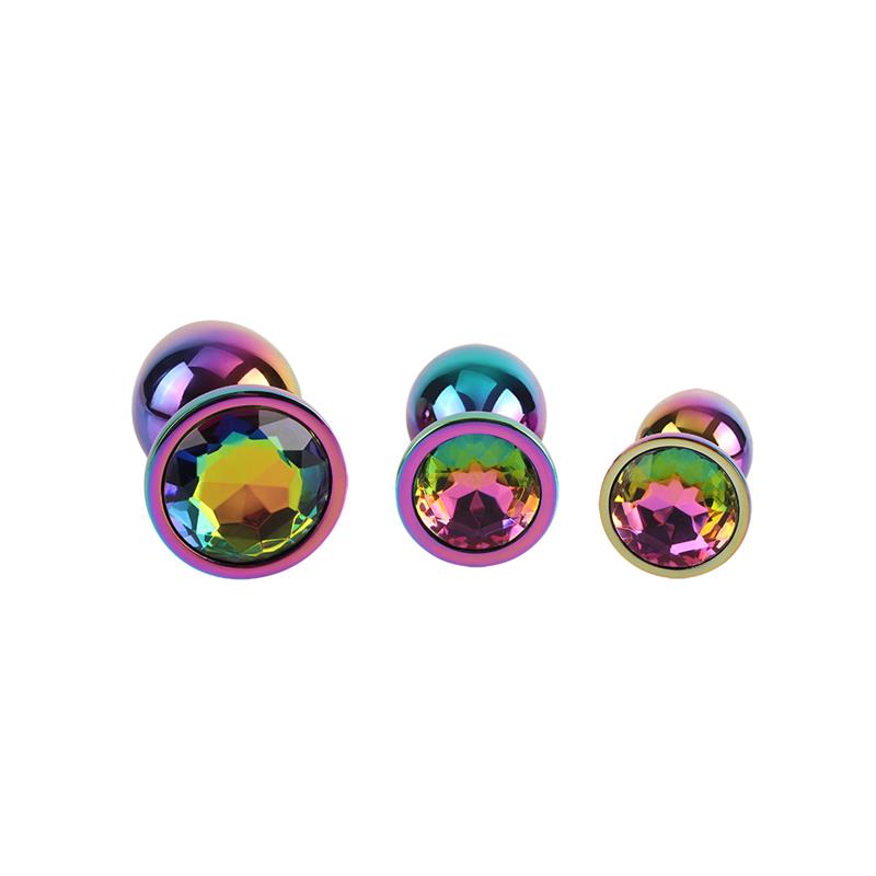 Rainbow Gem Set 3 Plugs Anales - Imagen 3