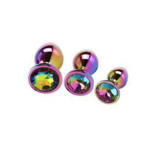 Rainbow Gem Set 3 Plugs Anales