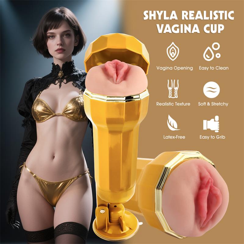 Shyla Masturbador Vagina Realista con Vibracion - Imagen 2