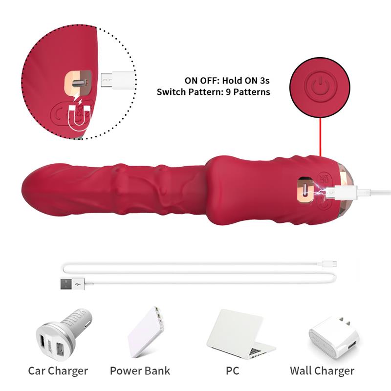 Vibrador con Movimiento Vertical con Pantalla Digital - Imagen 9