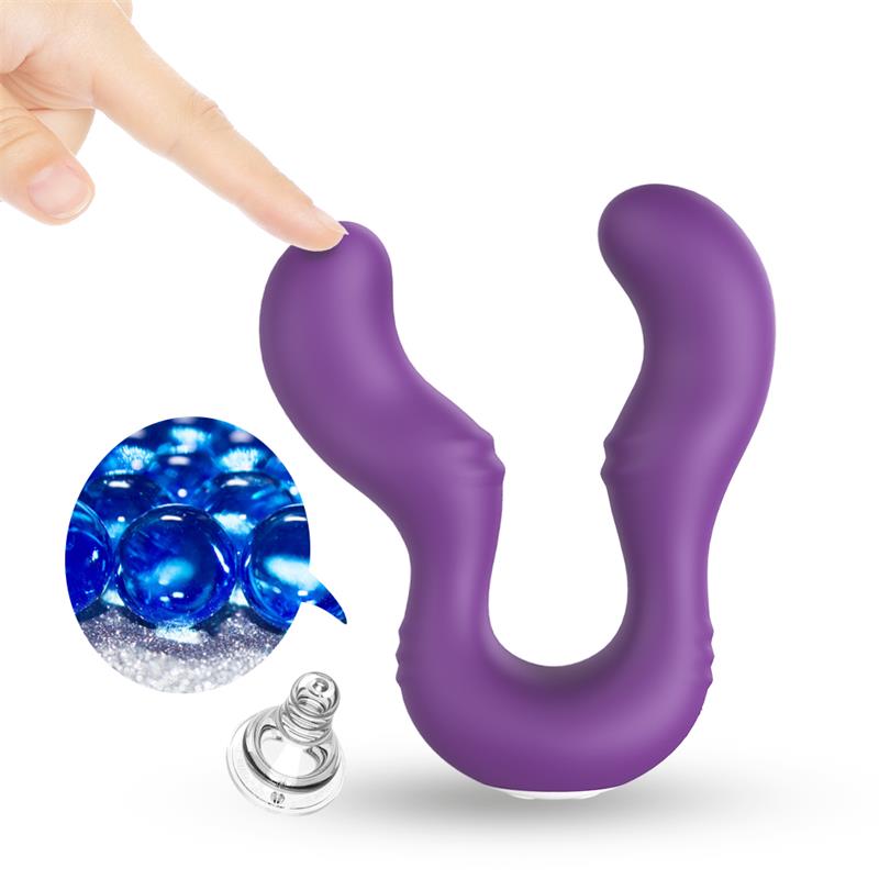 Vibrador Doble para Parejas Púrpura - Imagen 3