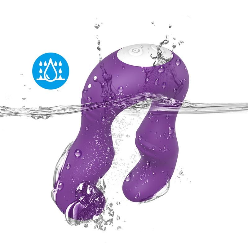 Vibrador Doble para Parejas Púrpura - Imagen 9