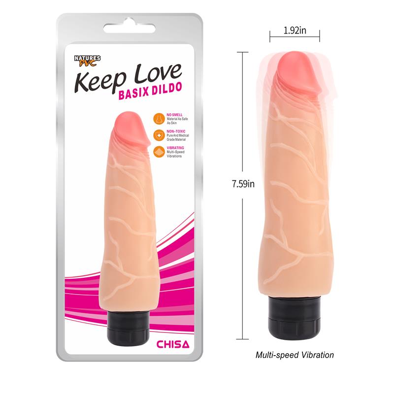 Basix Vibrador Realista 21.5cm - Imagen 6