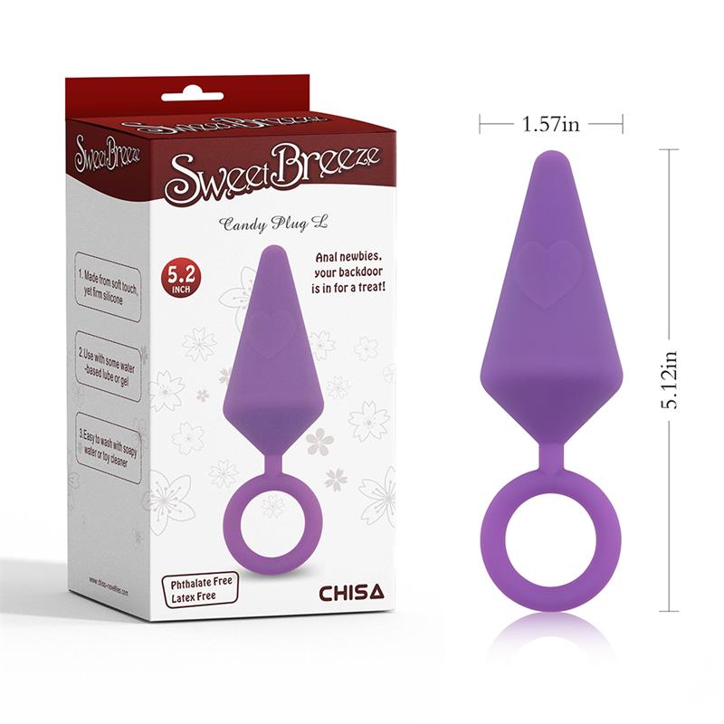 Candy Plug Anal Talla L Purpura - Imagen 5