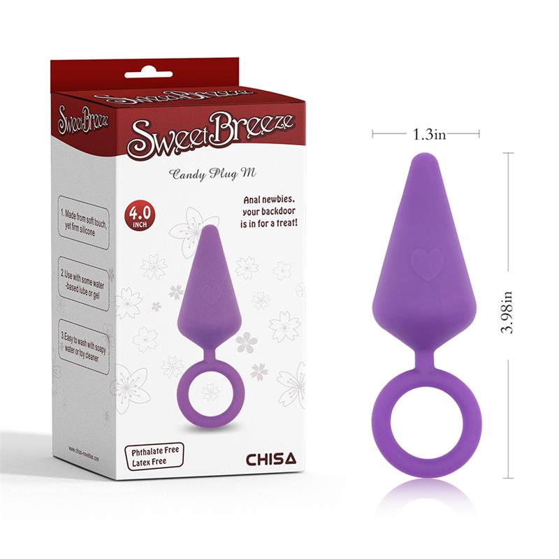 Candy Plug Anal Talla M Purpura - Imagen 5