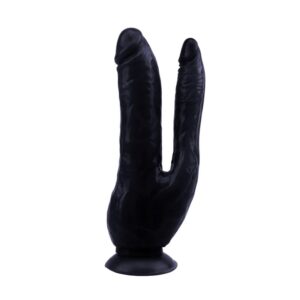 Dark Magic Dildo Doble 7.7 - 19.5cm Negro