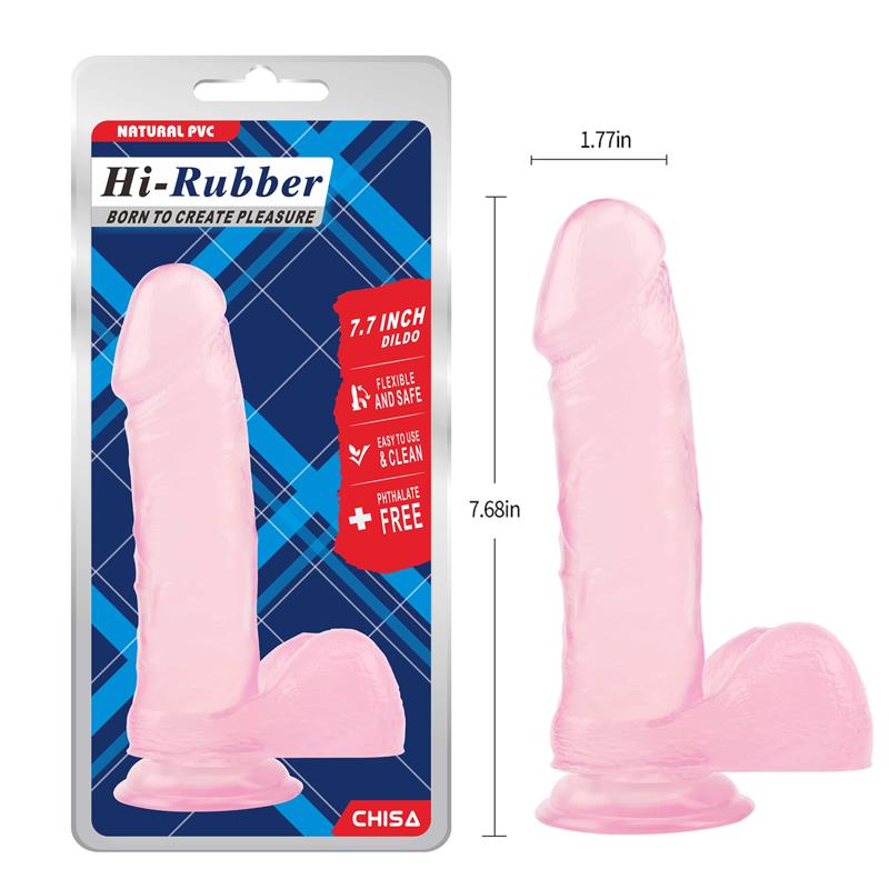 Dildo 7.7 - 19.5cm Rosa - Imagen 6