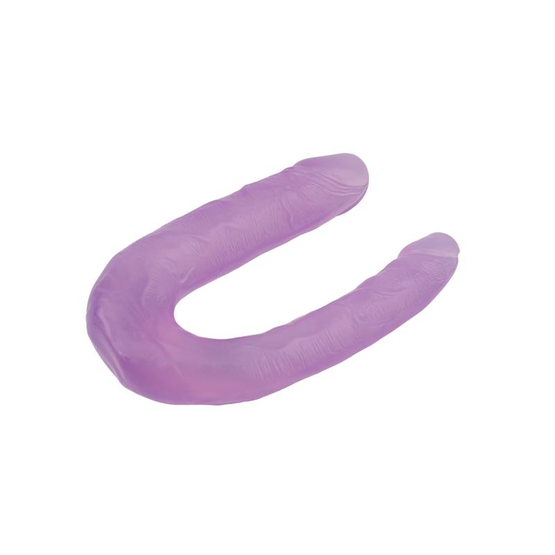 Dildo Doble 13 - 17cm Purpura - Imagen 2