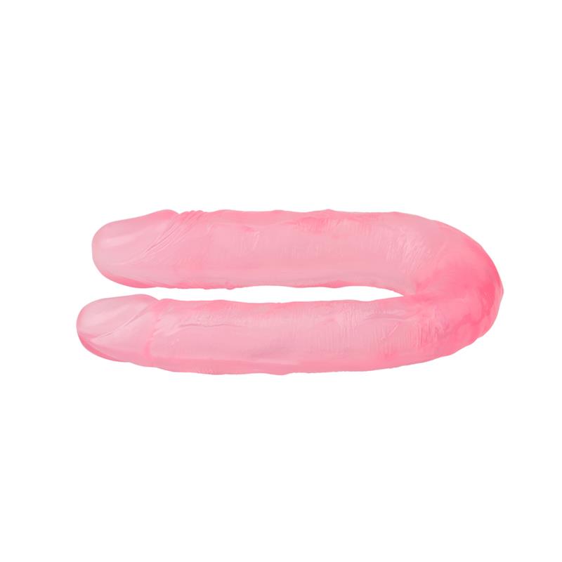 Dildo Doble 13 - 17cm Rosa - Imagen 4