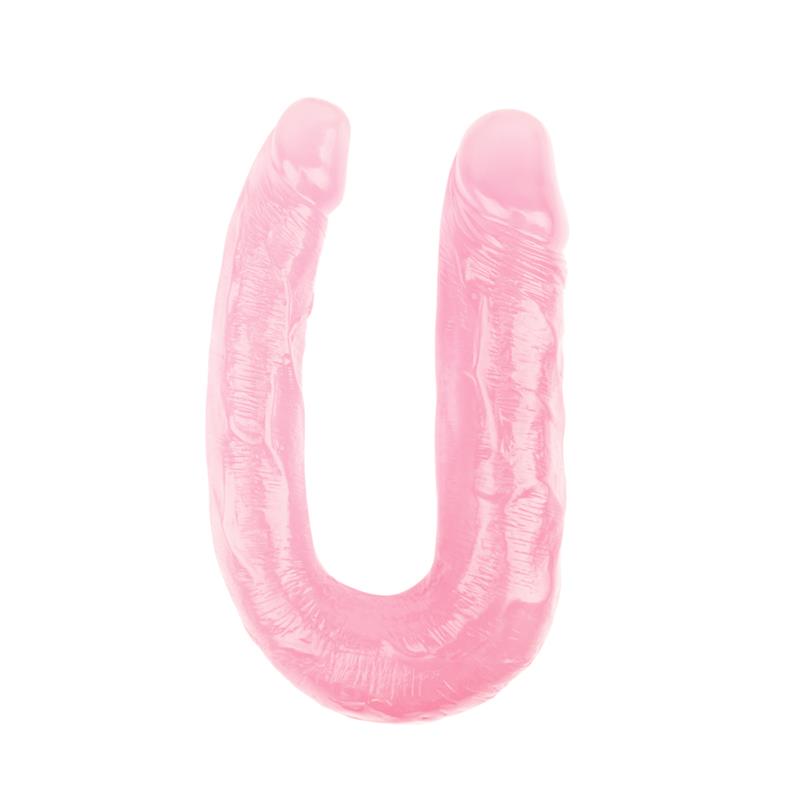 Dildo Doble 13 - 17cm Rosa