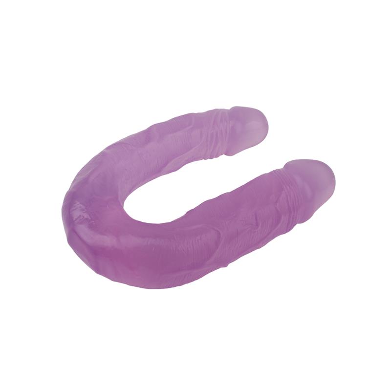 Dildo Doble 14 - 18cm Purpura - Imagen 2